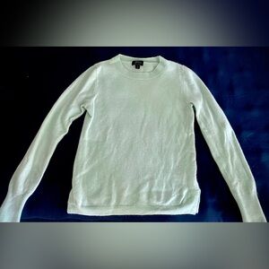 J. Crew 100% Cashmere Girls’ Mint Green Crewneck Sweater